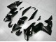 Glänzendes Schwarz Weiß Aufkleber 2009-2011 Kawasaki EX650 Motorrad Verkleidung