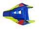 Honda CBR1000RR Motorrad Verkleidung 2006-2007 - Blau Fluoreszierendes Grun Glanzendes Schwarz Hai 46