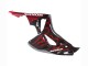 Honda CBR1000RR Motorrad Verkleidung 2006-2007 - Glanzendes Schwarz Rot Flamme