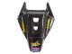 Honda CBR1000RR Motorrad Verkleidung 2006-2007 - Glanzendes Schwarz Gelb Rot Flamme