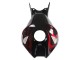 Honda CBR1000RR Motorrad Verkleidung 2006-2007 - Glanzendes Schwarz Gelb Rot Flamme