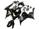 Honda CBR1000RR Motorrad Verkleidung 2006-2007 - Glanzendes Schwarz Matt Schwarz