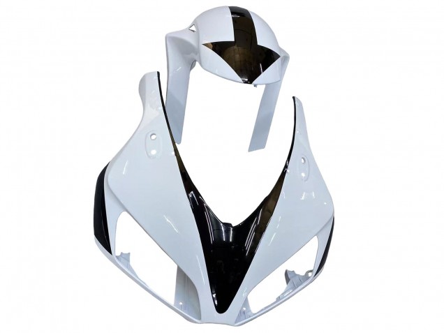 Honda CBR1000RR Motorrad Verkleidung 2006-2007 - Weiss Glanzendes Schwarz Pramac