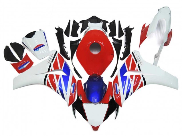 Honda CBR1000RR Motorrad Verkleidung 2006-2007 - Weiss Rot Blau