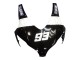 Honda CBR1000RR Motorrad Verkleidung 2008-2011 - Glanzendes Schwarz Weiss Repsol 93