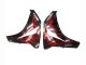 Honda CBR1000RR Motorrad Verkleidung 2008-2011 - Glanzendes Schwarz Rot Flamme