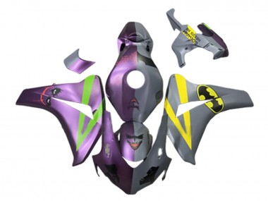 Honda CBR1000RR Motorrad Verkleidung 2008-2011 - Lila Grun Grau Gelb