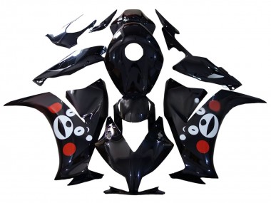 Honda CBR1000RR Motorrad Verkleidung 2012-2016 - Glanzendes Schwarz Bear