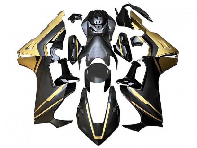 Honda CBR1000RR Motorrad Verkleidung 2017-2023 - Gold Matt Schwarz