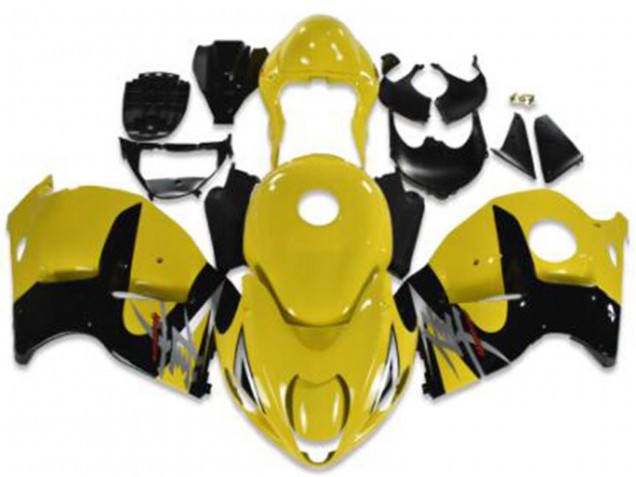 Gelb Schwarz Silber Rot 1996-2007 Suzuki GSXR 1300 Hayabusa Motorrad Verkleidung