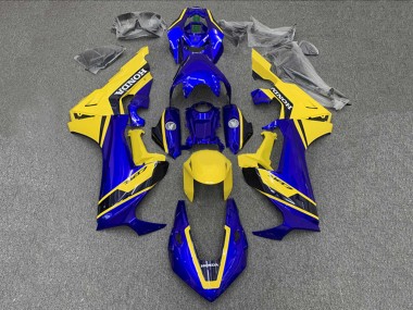 Honda CBR1000RR Motorrad Verkleidung 2017-2023 - Gelb Blau