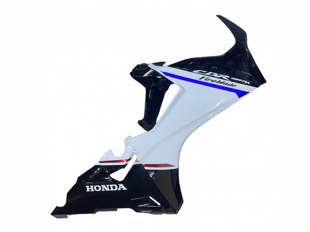 Honda CBR1000RR Motorrad Verkleidung Kit 2017-2023 - Weiss Blau Glanzendes Schwarz
