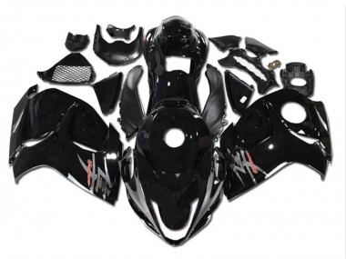 Glänzendes Schwarz Grau 2008-2020 Suzuki GSXR 1300 Hayabusa Motorrad Verkleidung