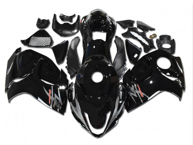 Glänzendes Schwarz Grau 2008-2020 Suzuki GSXR 1300 Hayabusa Motorrad Verkleidung