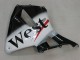 Honda CBR600RR Motorrad Verkleidung 2005-2006 - Glanzendes Schwarz Weiss West