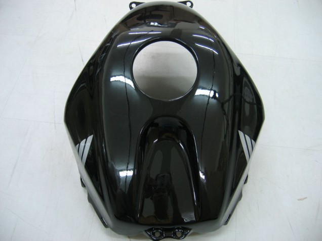 Honda CBR600RR Motorrad Verkleidung 2005-2006 - Glanzendes Schwarz Grau Flamme