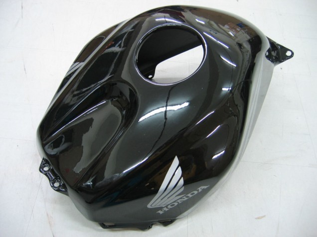 Honda CBR600RR Motorrad Verkleidung 2005-2006 - Glanzendes Schwarz Grau Flamme