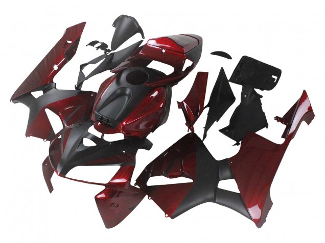 Honda CBR600RR Motorrad Verkleidung 2005-2006 - Rot Schwarz
