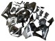 Silber Glänzendes Schwarz 2013-2026 Honda CBR600RR Motorrad Verkleidung