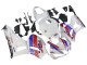 Honda CBR600RR Motorrad Verkleidung 2013-2023 - Weiss Rot Blau HRC