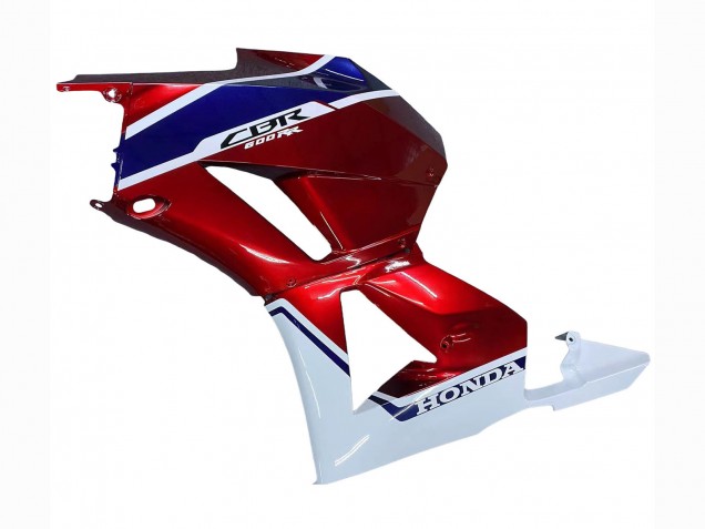 Honda CBR600RR Motorrad Verkleidung 2013-2023 - Weiss Rot Blau HRC