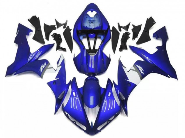 Blau Weiß 2009-2011 Yamaha YZF R1 Motorrad Verkleidung