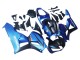 Honda CBR600RR Motorrad Verkleidung 2013-2023 - Blau Matt Schwarz Rennen