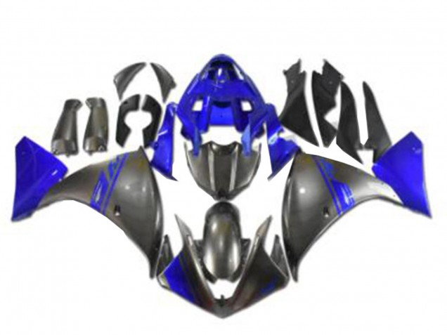 Blau Grau 2009-2011 Yamaha YZF R1 Motorrad Verkleidung