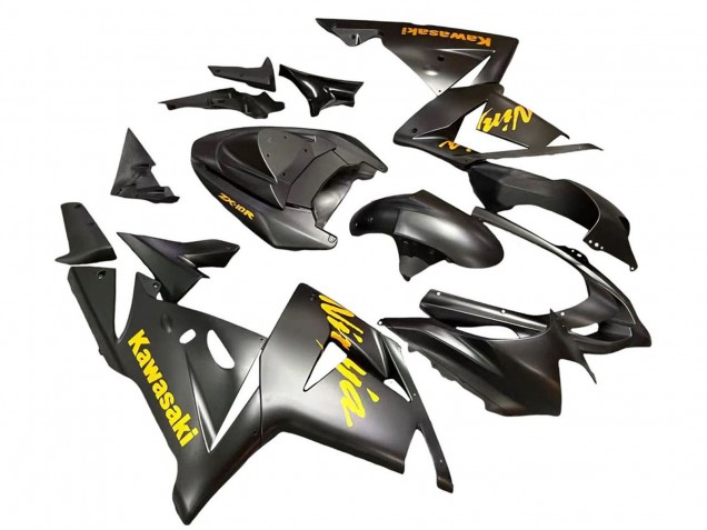 Kawasaki ZX10R Motorrad Verkleidung 2004-2005 - Schwarz Ninja