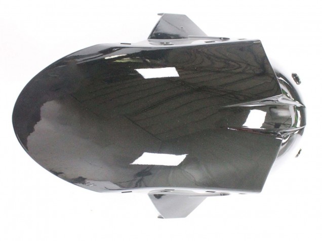 Kawasaki ZX10R Motorrad Verkleidung 2004-2005 - Schwarz mit Gruner Flamme Ninja