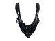 Kawasaki ZX10R Motorrad Verkleidung 2004-2005 - Glanzendes Matt Schwarz Ninja