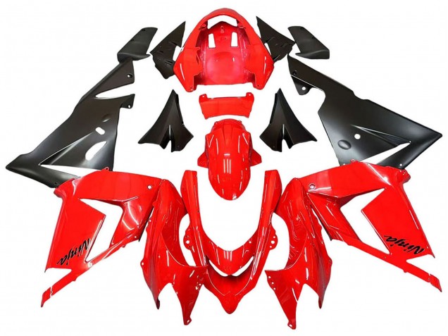 Kawasaki ZX10R Motorrad Verkleidung 2004-2005 - Rot Schwarz Ninja