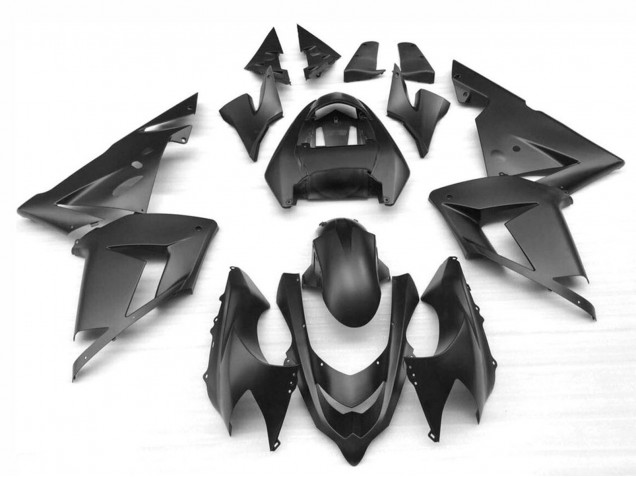 Kawasaki ZX10R Motorrad Verkleidung 2004-2005 - Matt Schwarz