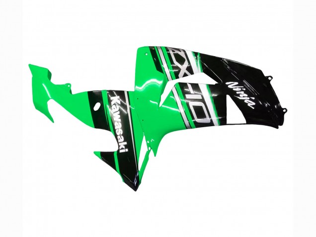 Kawasaki ZX10R Motorrad Verkleidung Kit 2006-2007 - Grun Weiss Schwarz