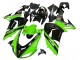 Kawasaki ZX10R Motorrad Verkleidung 2006-2007 - Grun Schwarz Elf Touch4 3M