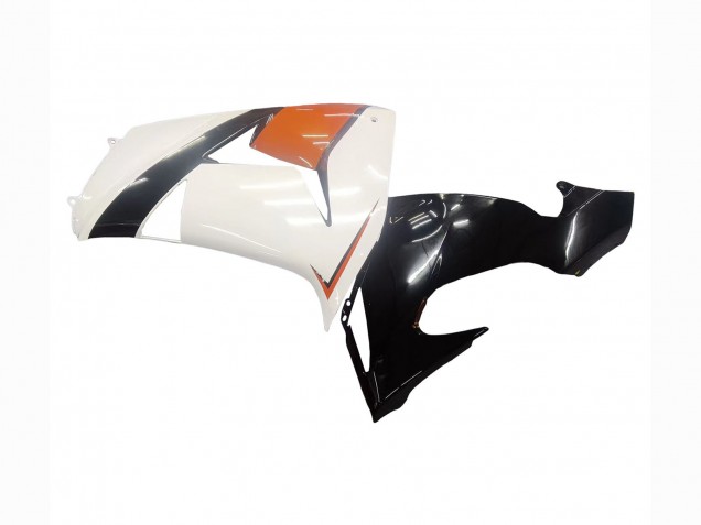 Kawasaki ZX10R Motorrad Verkleidung 2006-2007 - Weiss Orange Schwarz