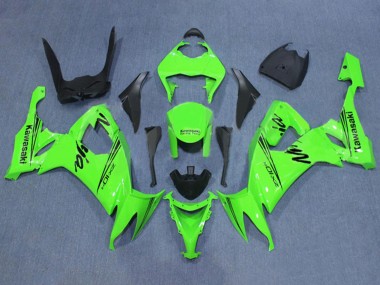 Kawasaki ZX10R Motorrad Verkleidung 2008-2010 - Grun Schwarz