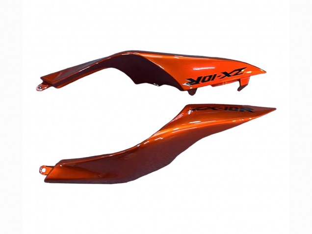 Kawasaki ZX10R Motorrad Verkleidung 2008-2010 - Burnt Orange Schwarz