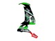 Kawasaki ZX10R Motorrad Verkleidung 2008-2010 - Grun Weiss Rot Schwarz Monster Elf 66
