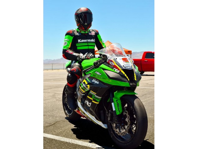 Kawasaki ZX10R Motorrad Verkleidung 2011-2015 - Grun Gelb Weiss Schwarz Rot Pirelli