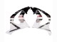 Kawasaki ZX10R Motorrad Verkleidung 2011-2015 - Weiss Glanzendes Schwarz Matt Schwarz Rot
