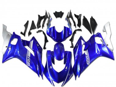 Blau Silber 2017-2023 Yamaha YZF R6 Motorrad Verkleidung