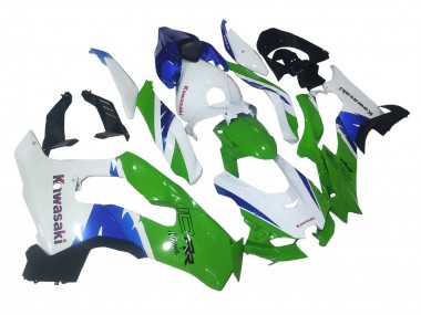 Kawasaki ZX10R Motorrad Verkleidung 2021-2025 - Weiss Grun Blau Schwarz