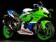 Kawasaki ZX10R Motorrad Verkleidung 2021-2025 - Weiss Grun Blau Schwarz