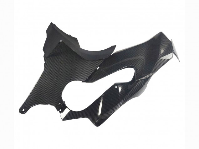 Kawasaki ZX10R Motorrad Verkleidung 2021-2025 - Schwarze Carbonfaser