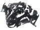 Kawasaki ZX14R ZZR1400 Motorrad Verkleidung 2012-2024 - Glanzendes Schwarz Matt Schwarz Weiss Ninja