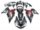 Kawasaki ZX14R ZZR1400 Motorrad Verkleidung 2012-2024 - Matt Schwarz Rot Weiss Ninja