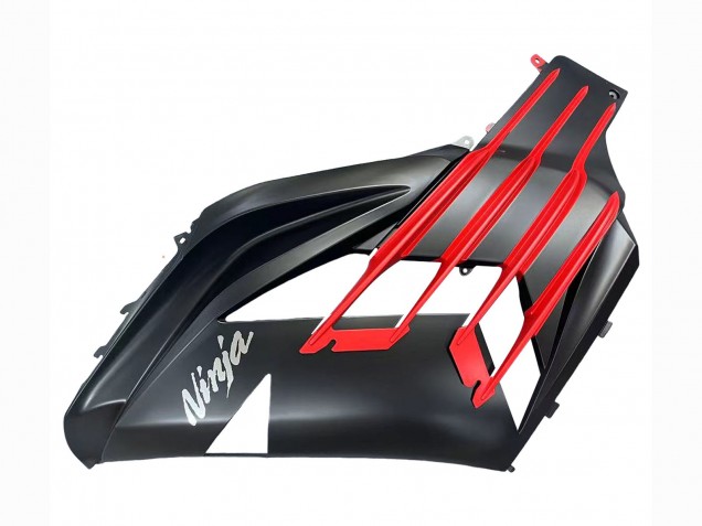 Kawasaki ZX14R ZZR1400 Motorrad Verkleidung 2012-2024 - Matt Schwarz Rot Weiss Ninja