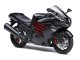 Kawasaki ZX14R ZZR1400 Motorrad Verkleidung 2012-2024 - Matt Schwarz Rot Weiss Ninja