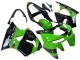 Kawasaki ZX6R Motorrad Verkleidung 1998-1999 - Grun Glanzendes Schwarz Elf Bridgestone